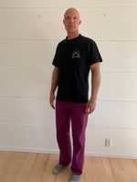 Load image into Gallery viewer, Monochrome Men&#39;s Purple Pants lifestyle
