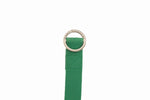 Load image into Gallery viewer, Monochrome offers stylish, elevated products in the six core colors. The Green Belt is simply that: green. Features green woven fabric with a stainless steel circle buckle. Bright green buckle for those wanting a plain and stylish buckle. Perfect for an upscale urban look with everyday utility.

