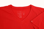 Load image into Gallery viewer, RED MEN&#39;S V-NECK T-SHIRT
