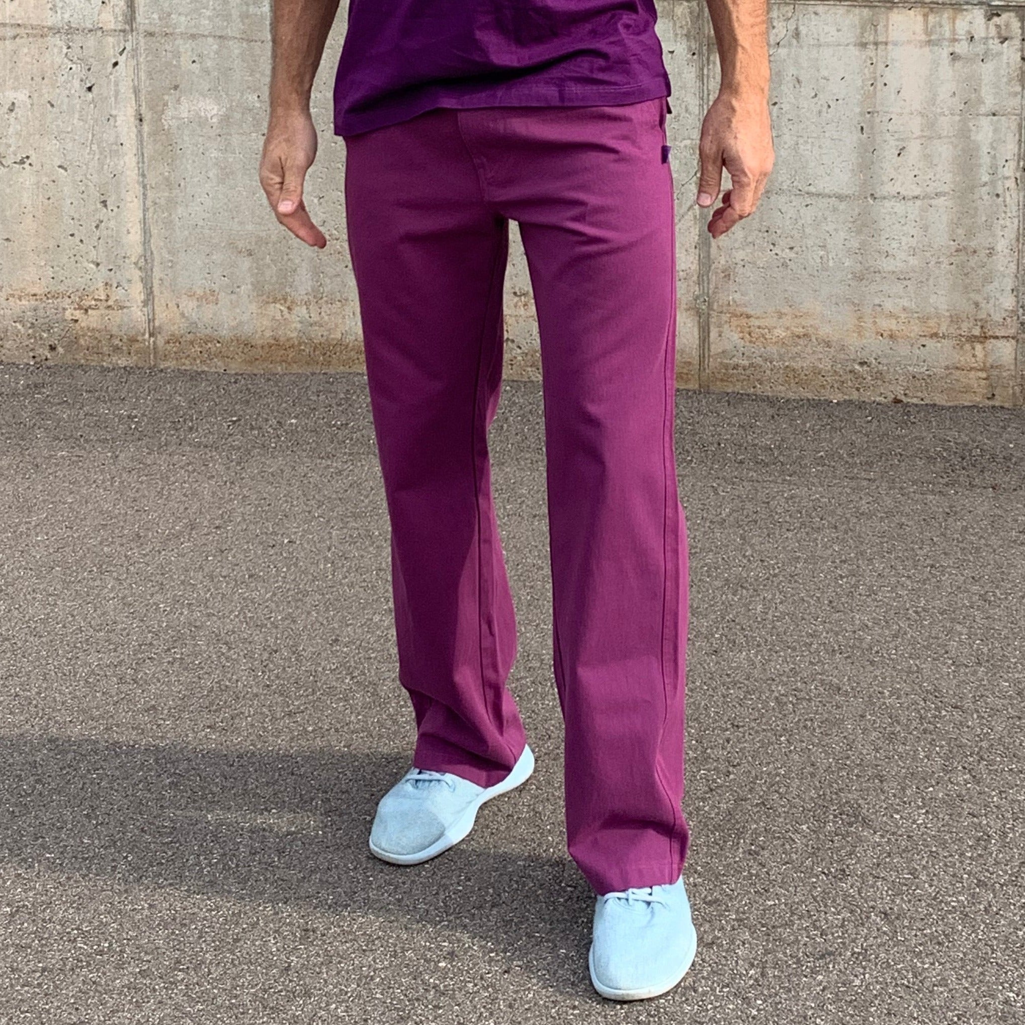 Monochrome Men's Purple Pants